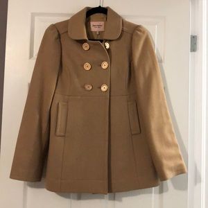 Juicy couture peacoat, camel colour
